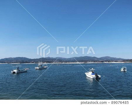 裙帶菜海藻捕撈（大島海藻） 氣仙沼大島 震後 10 年 3/11 宮城縣氣仙沼市 89076485