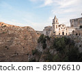 Matera's church towering over a precipitous cliff 89076610
