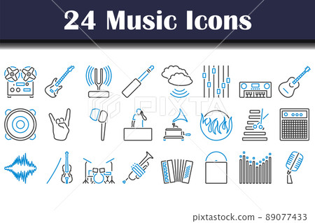 Music Icon Set 89077433
