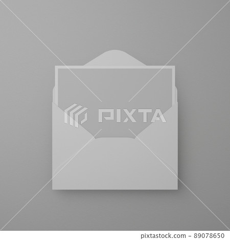 Blank white greeting invitation card with paper envelope mockup Blank white greeting invitation card with paper envelope mockup 89078650