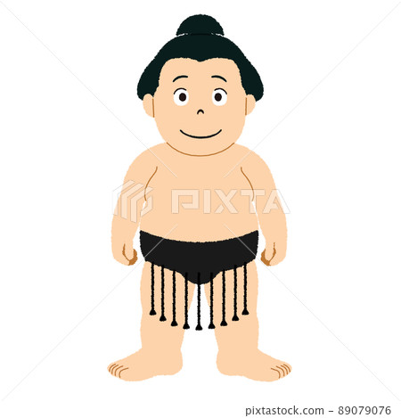 Sumo boys illustration 89079076