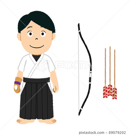 弓道男孩圖 89079202