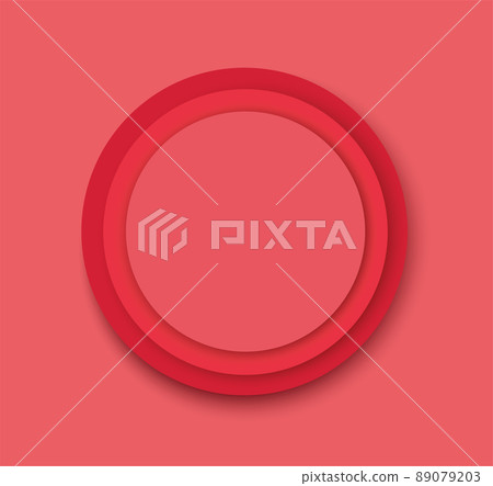 red circles background template vector 89079203