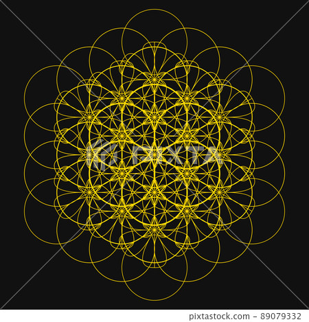 Geometric pattern Fractal pattern Mandala 89079332