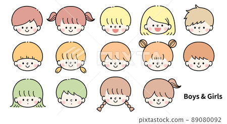 Faces of various children Faces of various children 89080092