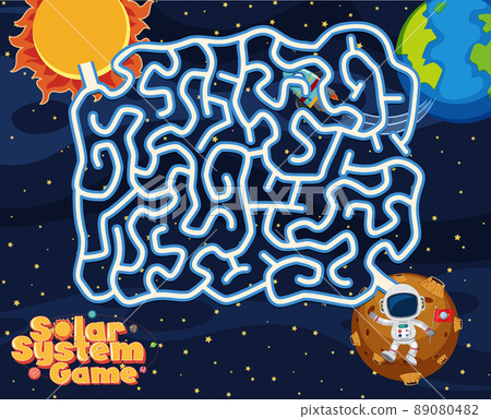 Game template with space theme background Game template with space theme background 89080482