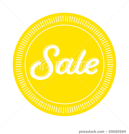 流行和時尚的銷售設計字母和郵票狀框架 89080984