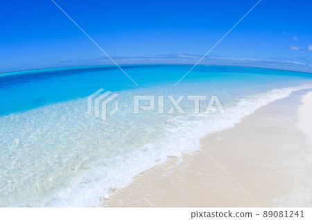 新喀裡多尼亞美麗的海灘 89081241