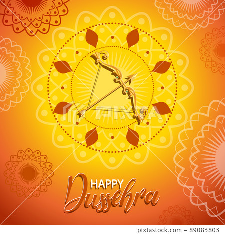 Happy Dussehra festival poster design 89083803