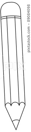 Pencil black and white doodle character 89084098