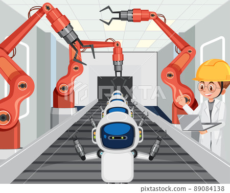 Robot automation industry concept Robot automation industry concept 89084138