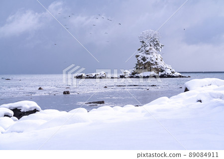 《富山縣》冬日天晴海岸/白雪皚皚的恩內瓦 《富山縣》冬日天晴海岸/白雪皚皚的恩內瓦 89084911