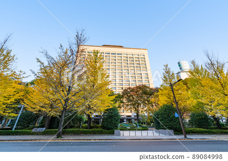 Sendai City, Miyagi Prefecture, Miyagi Prefectural Government in fine weather Sendai City, Miyagi Prefecture, Miyagi Prefectural Government in fine weather 89084998