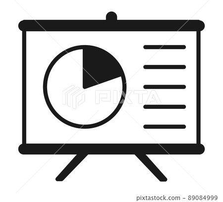 Black and white whiteboard with business statistics Black and white whiteboard with business statistics 89084999