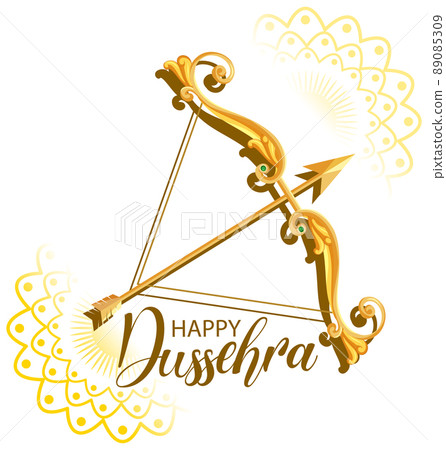 Happy Dussehra festival poster design Happy Dussehra festival poster design 89085309