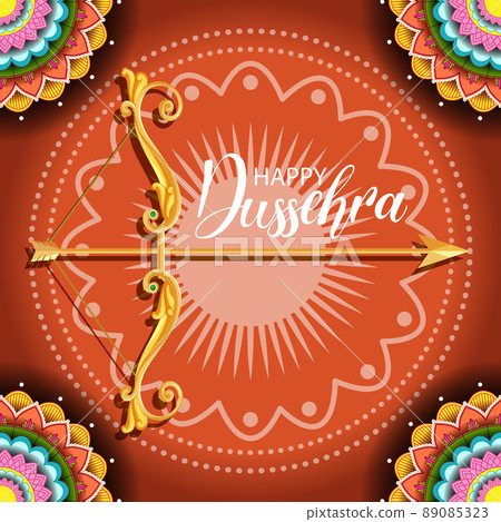 Happy Dussehra festival poster design 89085323