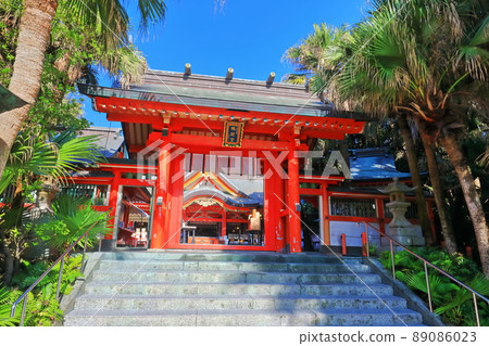 [宮崎縣]天氣晴朗的青島神社 89086023