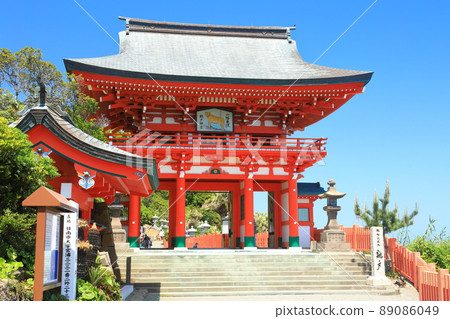 [宮崎縣]天氣晴朗的宇都神宮 89086049