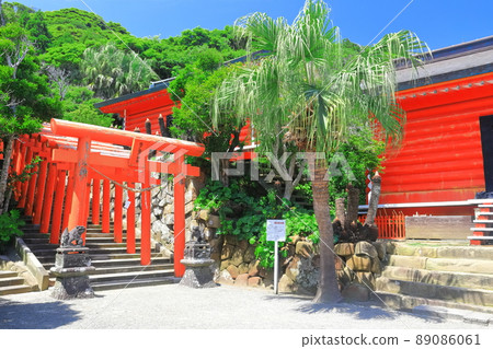 [宮崎縣]天氣晴朗的牛戶稻荷神社 89086061