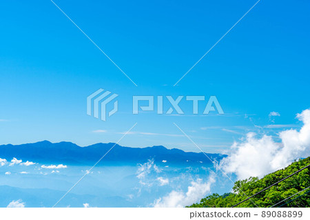 夏季千疊敷馬戲團的風景[長野縣] 89088899