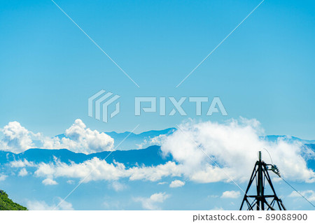 Scenery of Senjojiki Cirque in summer [Nagano Prefecture] 89088900