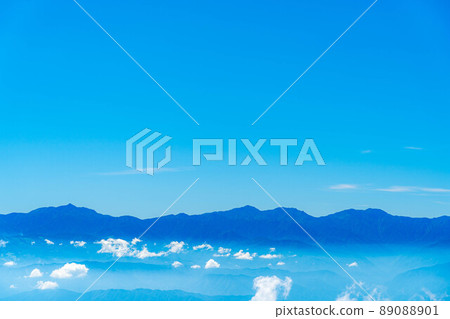 Scenery of Senjojiki Cirque in summer [Nagano Prefecture] 89088901