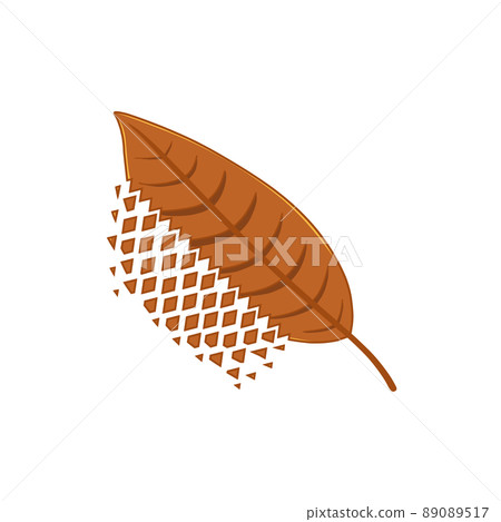 Crushed brown leaves Crushed brown leaves 89089517