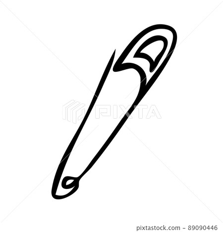 Pin. Sewing and fashion designer tools. Vector illustration Pin. Sewing and fashion designer tools. Vector illustration 89090446