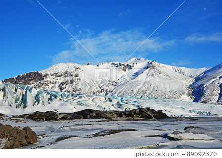 冰島瓦特納國家公園斯卡夫塔冰川 冰島瓦特納國家公園斯卡夫塔冰川 89092370