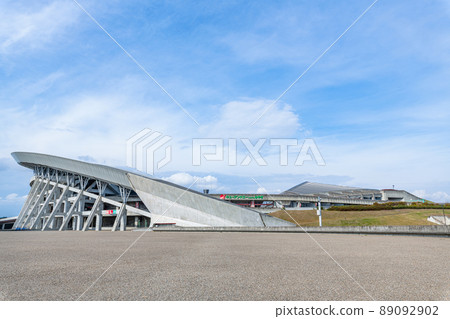 Miyagi Prefectural Sports Park Miyagi Stadium in fine weather Miyagi Prefectural Sports Park Miyagi Stadium in fine weather 89092902