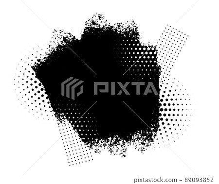 abstract black halftone grunge on white background 89093852