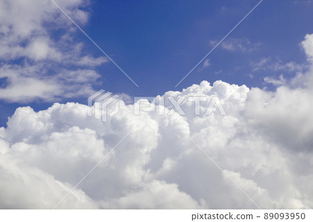 white clouds floating on blue sky background white clouds floating on blue sky background 89093950