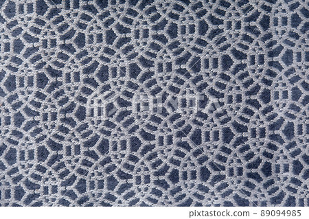 Abstract circular print background on cotton fabric in gray tone 89094985