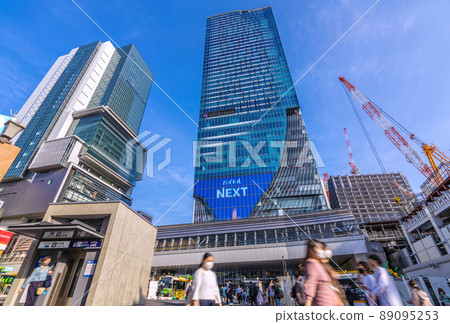日本東京城市景觀 櫻丘口重建的摩天大樓出現了(屏幕右後)= 4 月 25 日 日本東京城市景觀 櫻丘口重建的摩天大樓出現了(屏幕右後)= 4 月 25 日 89095253