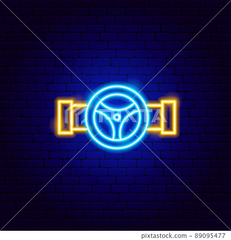 Gas Pipeline Crane Neon Sign Gas Pipeline Crane Neon Sign 89095477