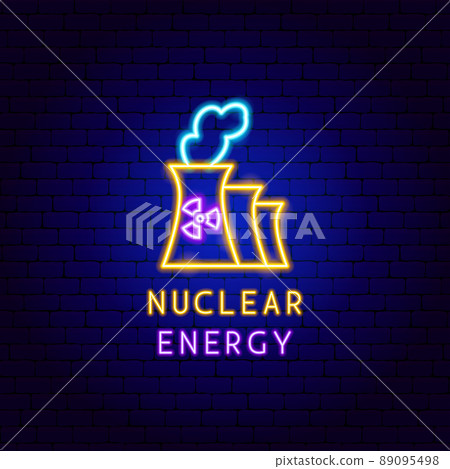 Nuclear Energy Neon Label 89095498