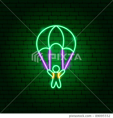 Skydiver Neon Sign Skydiver Neon Sign 89095552