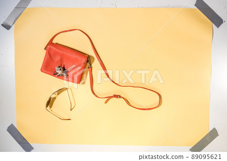 one women's handbag and sunglasses copyspace one women's handbag and sunglasses copyspace 89095621