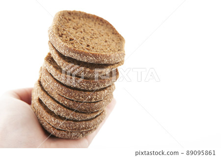 image of bread hand white background image of bread hand white background 89095861
