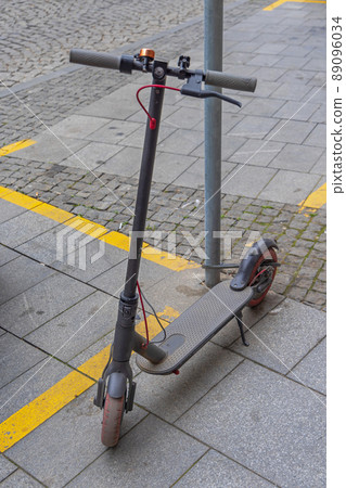 Electric Scooter Parked Electric Scooter Parked 89096034
