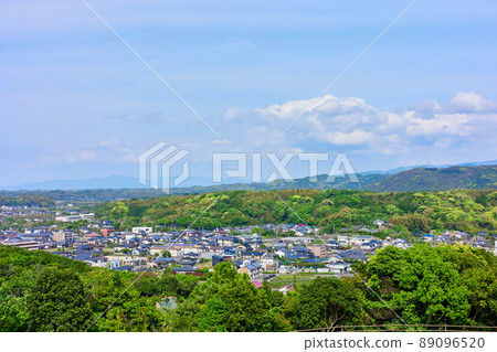 Cityscape of Akune City seen from Banshooka Park 89096520