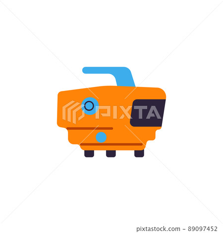 Cartographic work and surveyor equipment, flat vector illustration isolated. Cartographic work and surveyor equipment, flat vector illustration isolated. 89097452