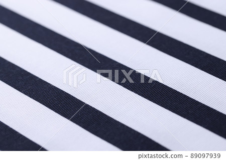 Fabric striped black white line pattern background 89097939