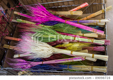 Colorful dried wild flowers for doceration 89098728