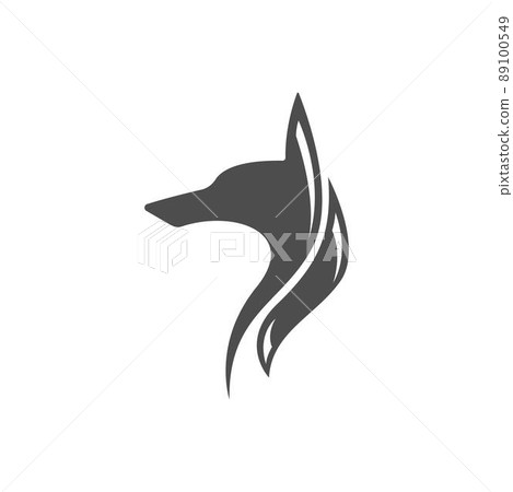 Anubis icon logo design illustration template 89100549
