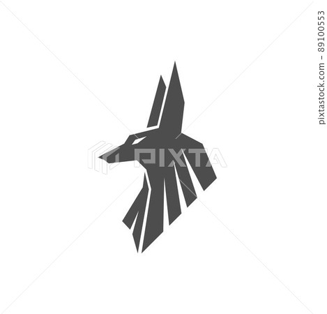 Anubis icon logo design illustration template 89100553