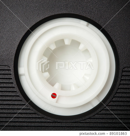 video tape roller gear, closeup macro 89101863
