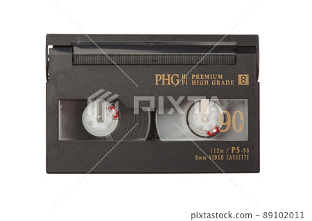 hi8 tape isolated on white hi8 tape isolated on white 89102011