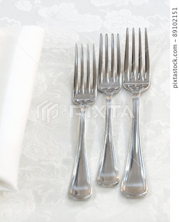 forks on the table forks on the table 89102151