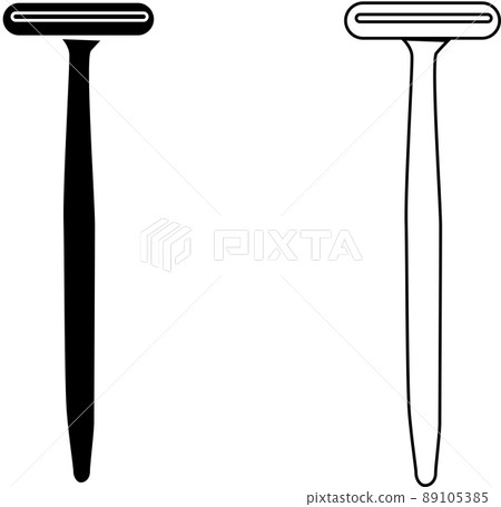 T 形剃須刀輪廓 T 形剃須刀輪廓 89105385